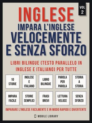 cover image of Inglese--Impara L'Inglese Velocemente e Senza Sforzo (Vol 2)